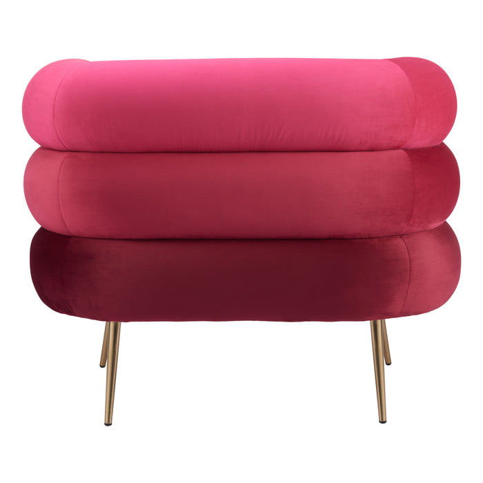 Zuo Modern Arish Red Accent Chair