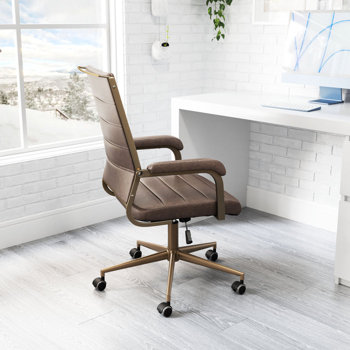 Auction Office Chair Espresso by Zuo