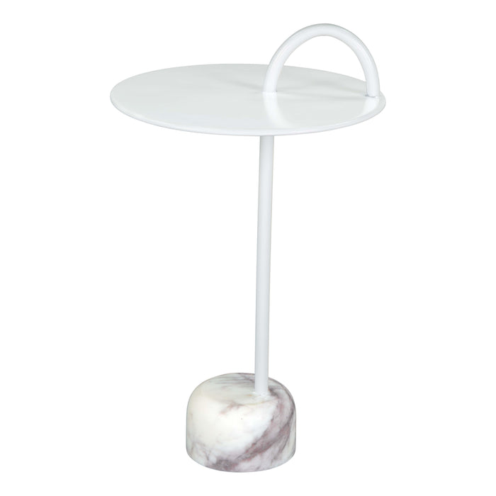 Zuo Will White Side Table