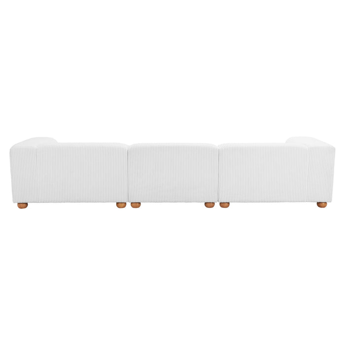 Zuo Modern Tayte White Sofa