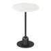 Zuo Whammy White Marble Side Table