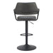 Zuo Erret Adjustable Barstool Gray