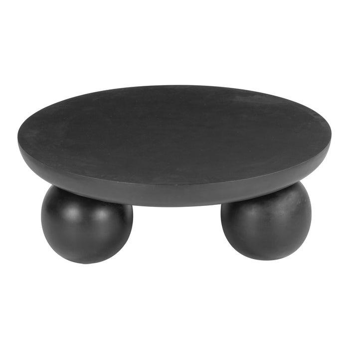 Zuo Ancona Round Black Coffee Table