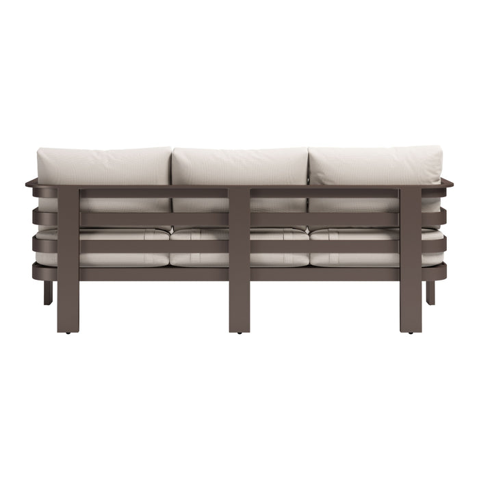 Bal Harbor Outdoor Sofa by Zuo, White