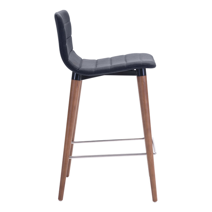 Zuo Jericho Gray Counter Stool