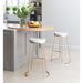 Zuo Bree Barstool White & Gold