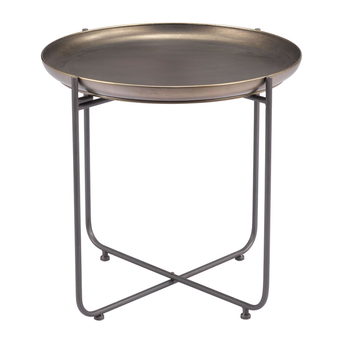 Zuo Bronson Round Side Table