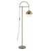 Zuo Waterloo Modern Arc Floor Lamp White & Bronze