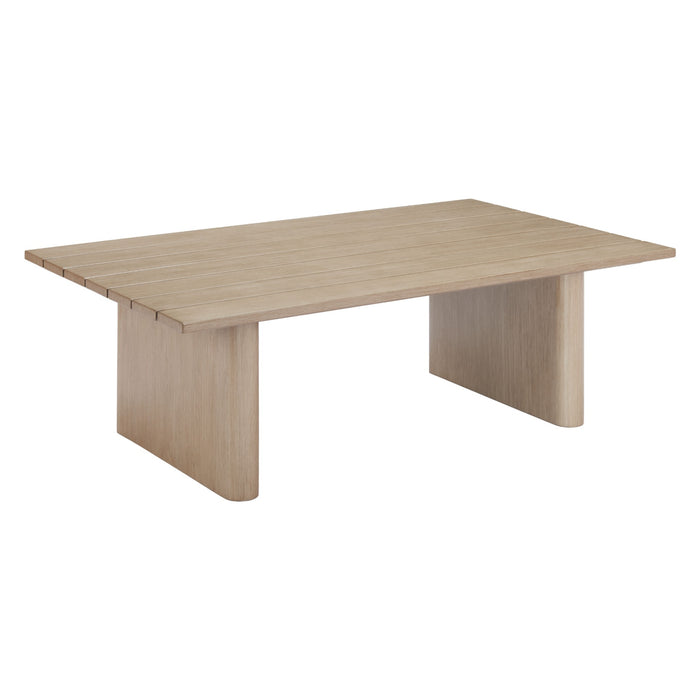 Zuo  Duna  Natural Faux Wood and Aluminum Coffee Table