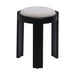 Zuo Modern Banjul Black Ottoman