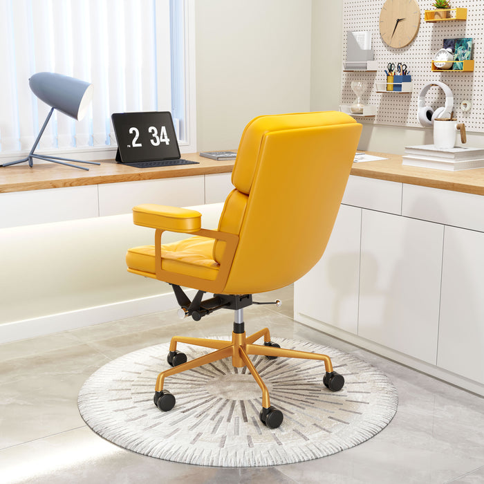 Zuo Smiths Office Chair Yellow