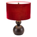 Zuo Shobu Modern Boho Art Deco Design Red Table Lamp