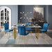 Zuo Atlas Dining Table White & Gold