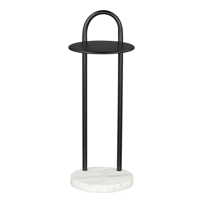 Zuo Christian Round Black Side Table