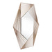 Zuo Aspect Modern Hexagonal Wall Mirror Copper