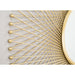 Zuo Glow Modern Round Gold Wall Mirror