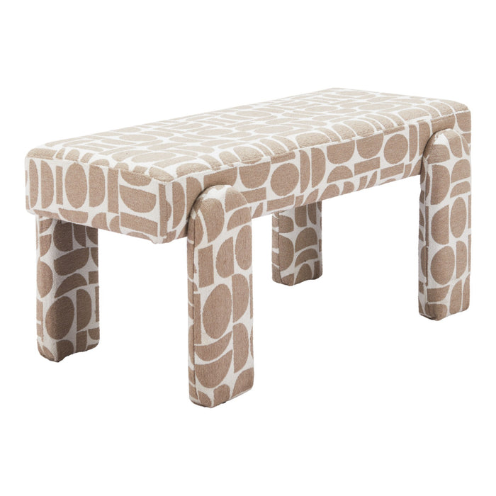 Zuo Blato Bench Brown