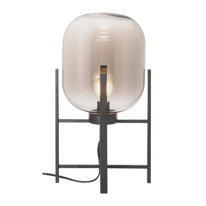 Zuo Wonderwall Modern Design with Tinted Glass Black Table Lamp