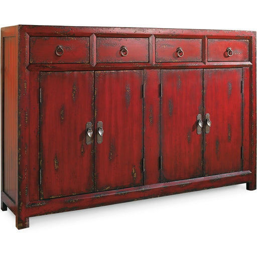 Hooker Furniture Red Asian Cabinet 