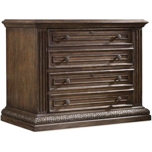 Hooker Furniture Home Office Rhapsody Dark Wood Lateral File 