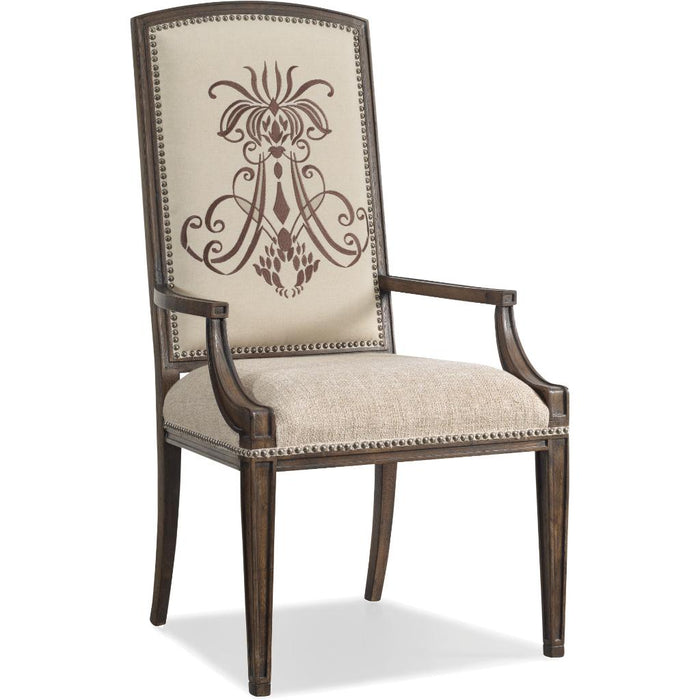 Hooker Furniture Casual Dining Rhapsody Insignia Arm Chair