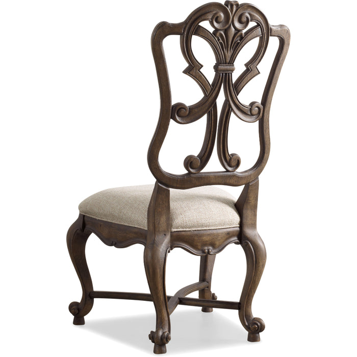 Hooker Furniture Casual Dining Rhapsody Wood Back Side Chair