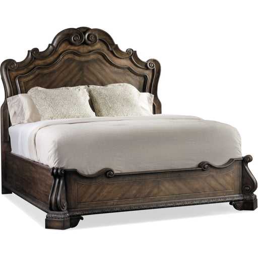 Hooker Furniture Rustic Wood Rhapsody King Panel Bed 