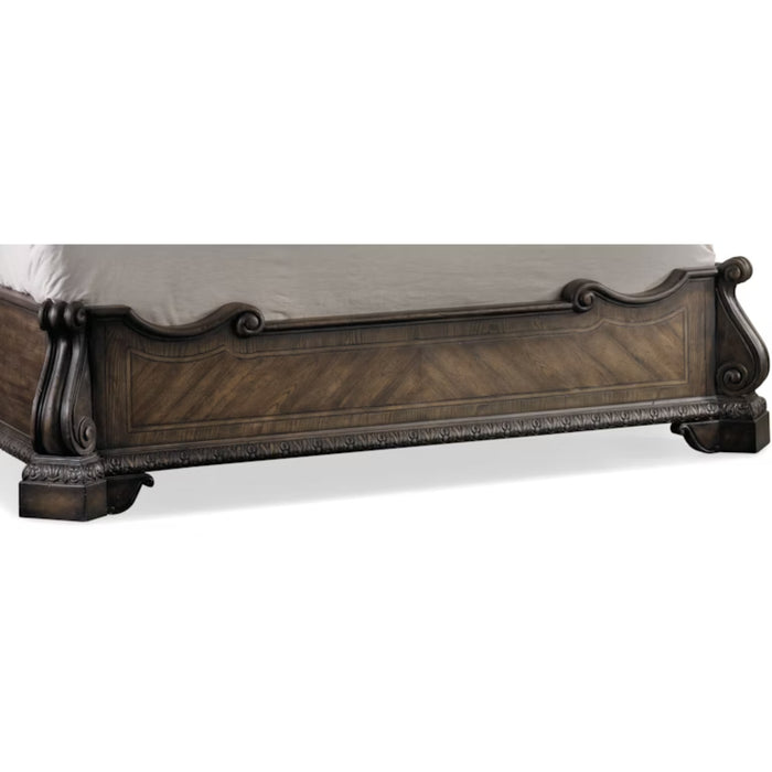 Hooker Furniture Rustic Wood Rhapsody King Panel Bed 