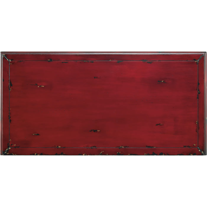 Hooker Furniture Red Bombe Chest 