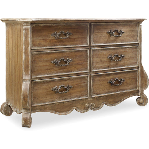 Hooker Furniture Traditional Wood Wide Chatelet Dresser 