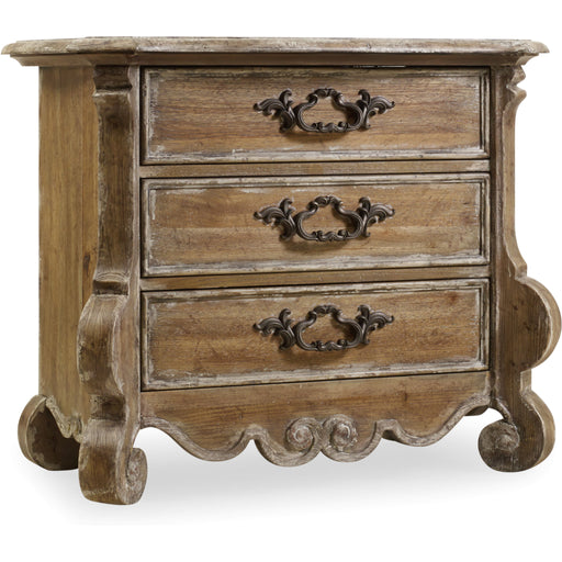 Hooker Furniture Traditional Medium Wood Chatelet Nightstand 