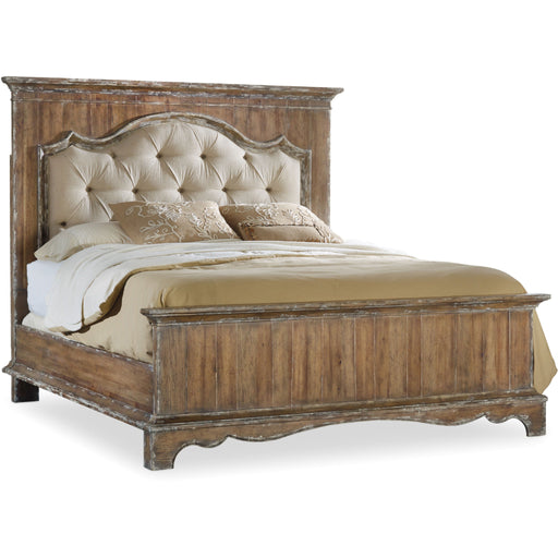 Hooker Furniture Chatelet King Upholstered Mantle Panel Bed 