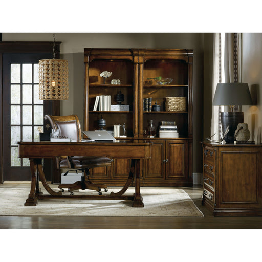 Hooker Furniture Home Office Tynecastle Dark Wood Lateral File 