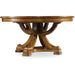 Hooker Furniture Tynecastle Round Wood Pedestal Dining Table 