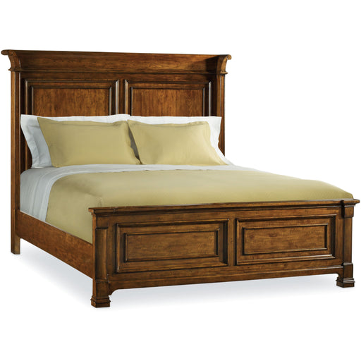 Hooker Furniture Rustic Wood Tynecastle King Panel Bed  