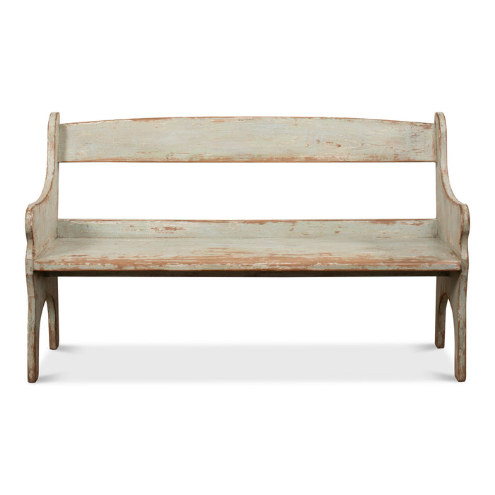 Sarreid LTD. Arlo Rustic Bench, Sage