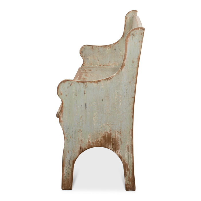 Sarreid LTD. Arlo Rustic Bench, Sage