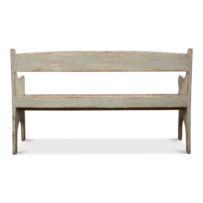 Sarreid LTD. Arlo Rustic Bench, Sage