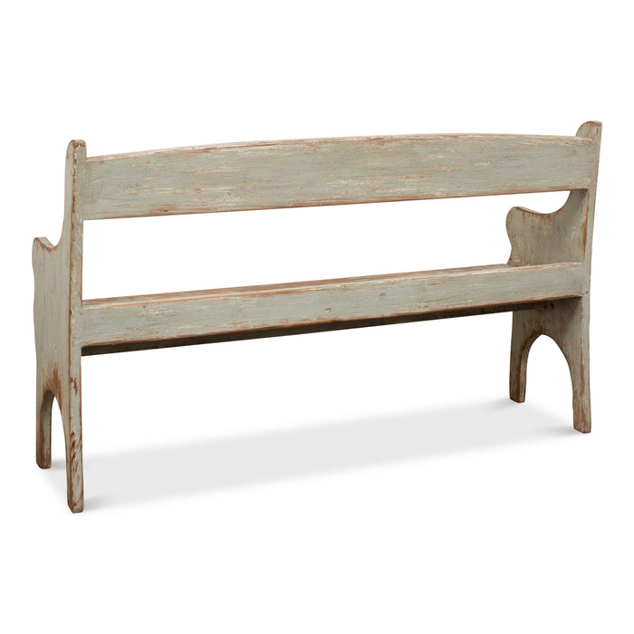 Sarreid LTD. Arlo Rustic Bench, Sage