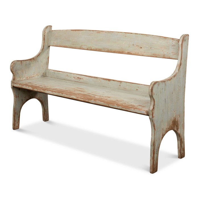 Sarreid LTD. Arlo Rustic Bench, Sage