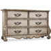 Hooker Furniture Traditional Light Wood Wide Chatelet Dresser 