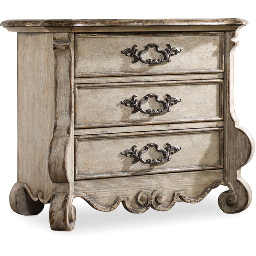 Hooker Furniture Rustic Light Wood Chatelet Nightstand