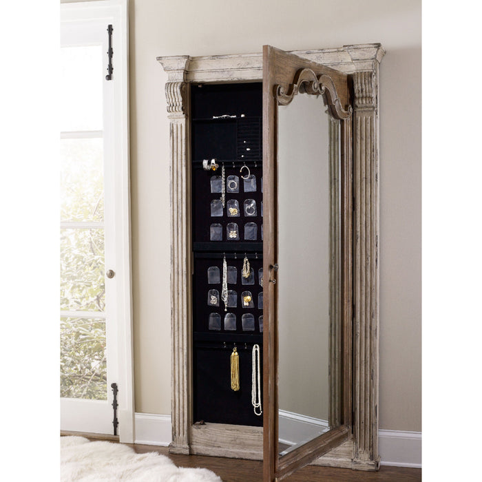 Hooker Furniture Chatelet Floor Mirror w/Jewelry Armoire Storage 