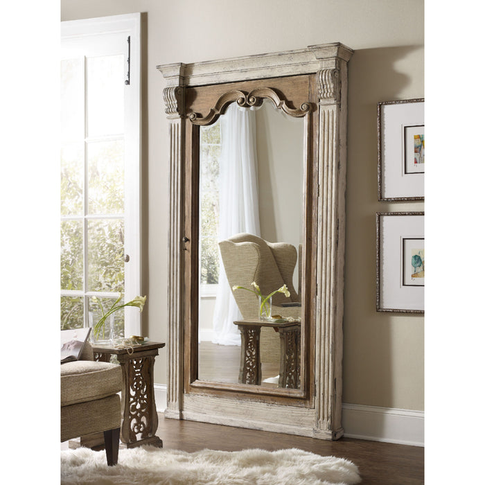 Hooker Furniture Chatelet Floor Mirror w/Jewelry Armoire Storage 