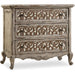 Hooker Furniture Rustic Light Wood Chatelet Fretwork Nightstand 