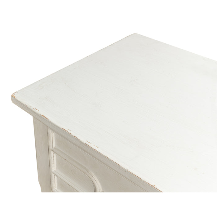 Sarreid LTD. Isla Console Table, Antique White