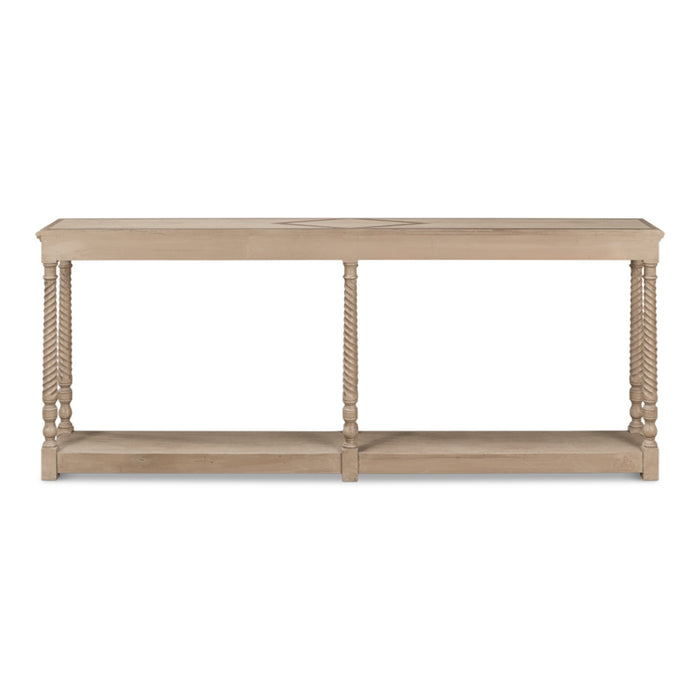 Sarreid LTD. Sierra Equestrian Console Table, Barn Grey