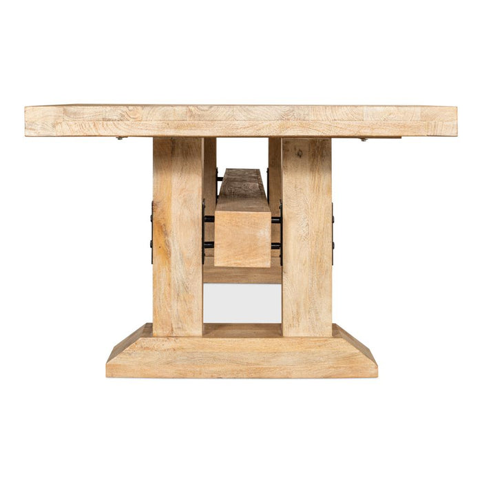 Stoltman Wood Pedestal Dining Table by Sarreid LTD.