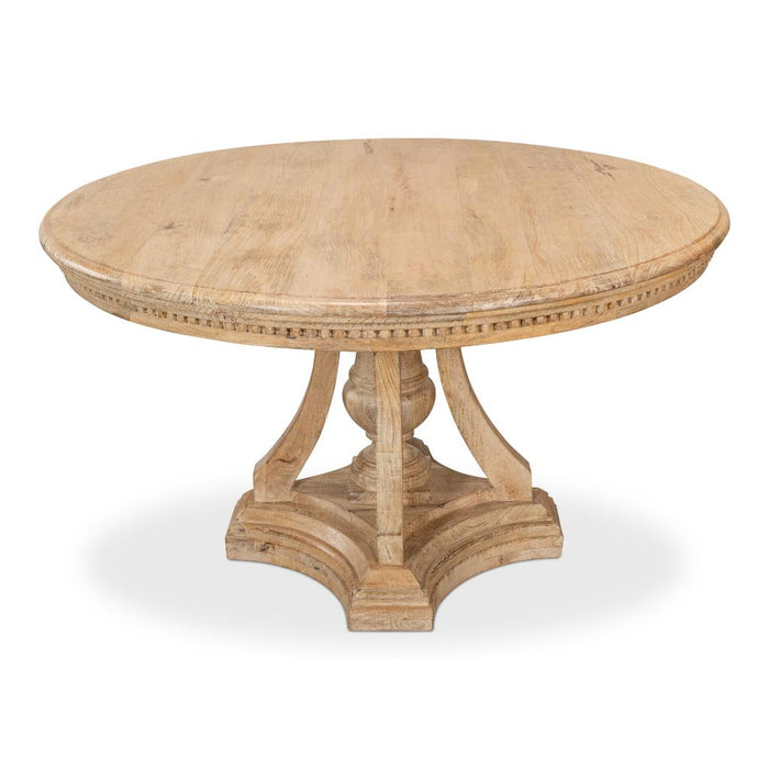 Chantal Pedestal Dining Table by Sarreid LTD.