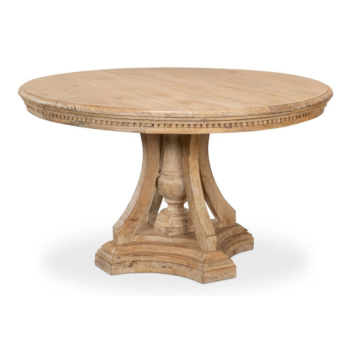 Chantal Pedestal Dining Table by Sarreid LTD.